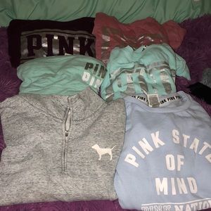 Victoria secret sweatshirts.